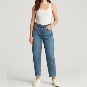 NWOT American Eagle Barrel Jeans Women’s Size 2 Regular Medium Wash